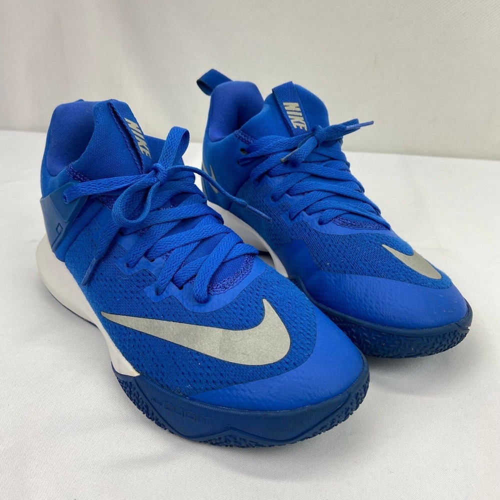 Nike Zoom Shift Mens Basketball Performance Sneakers Shoes Blue White Sz 8.5